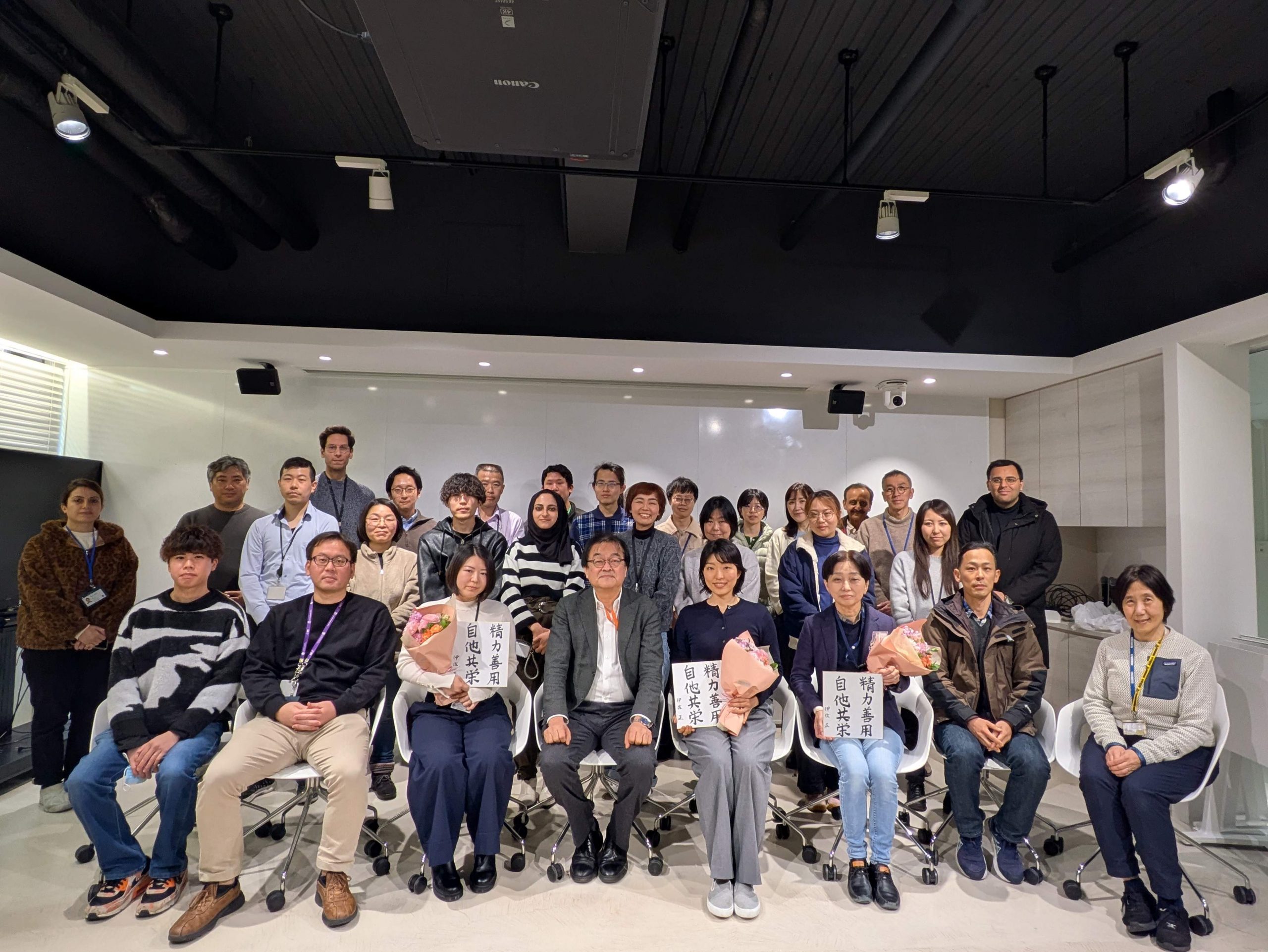 上野里子さん・松下清香さん・藤井美由紀さん壮行会